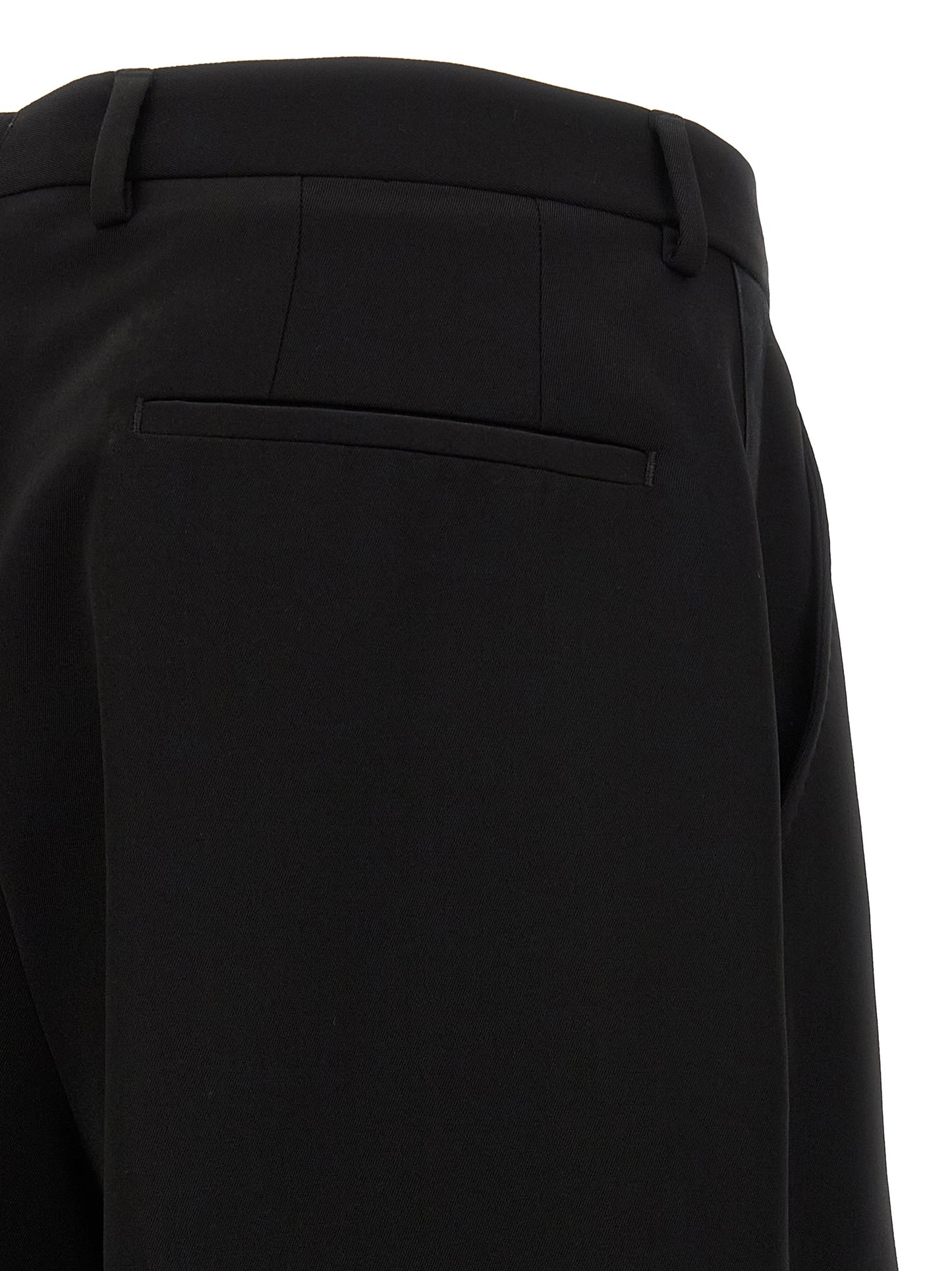 Pantalon de costume Dolce & Gabbana en laine vierge noire