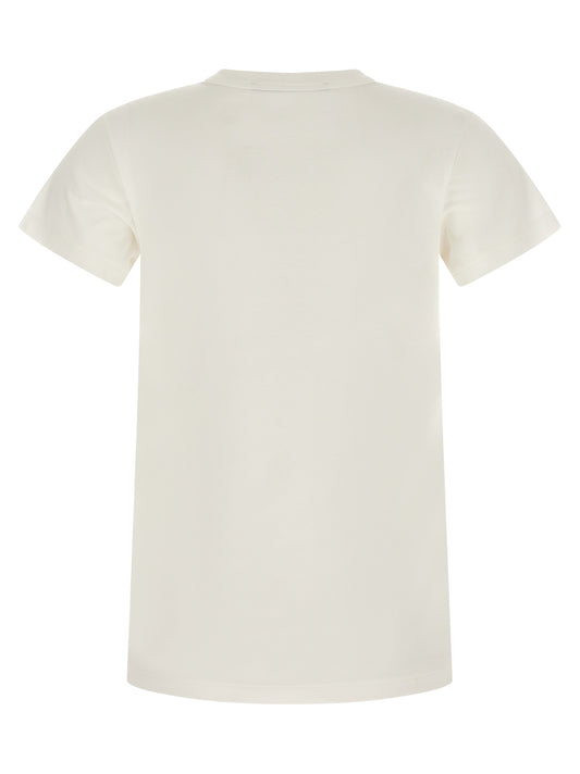 Camiseta de algodón blanca de Valentino Garavani