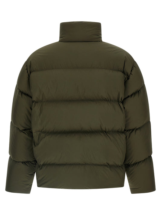 Chaqueta larga Saint Laurent bicolor de poliéster
