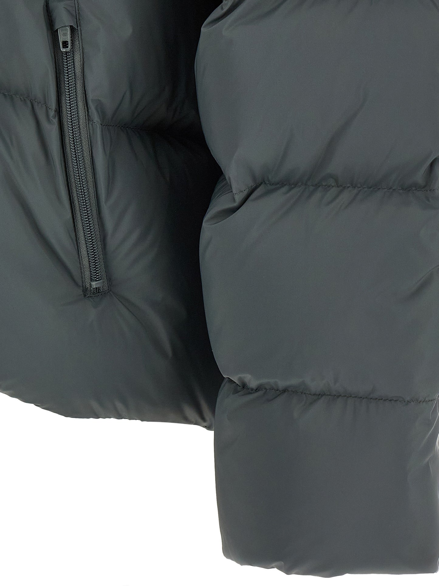 Chaqueta larga Balenciaga de poliamida gris