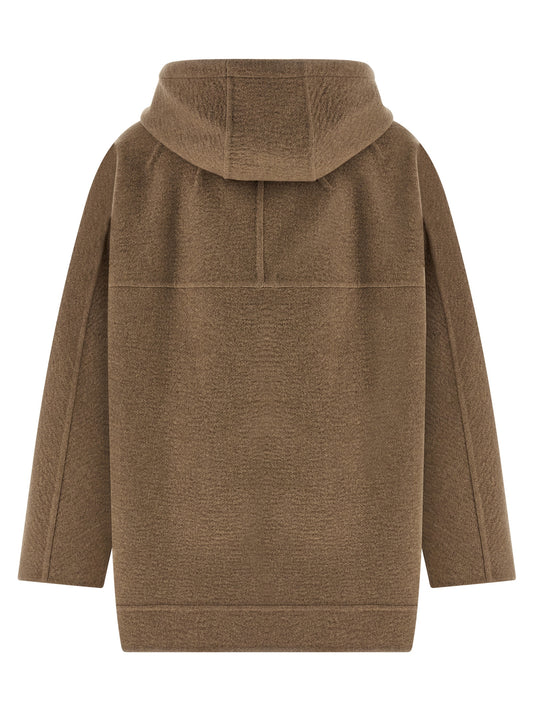 Abrigo de cachemir marrón Max Mara