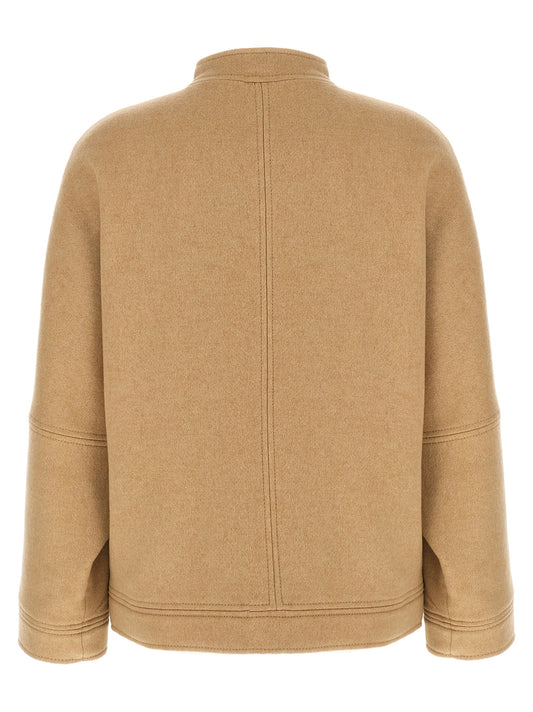 Bomber Max Mara beige de cachemir