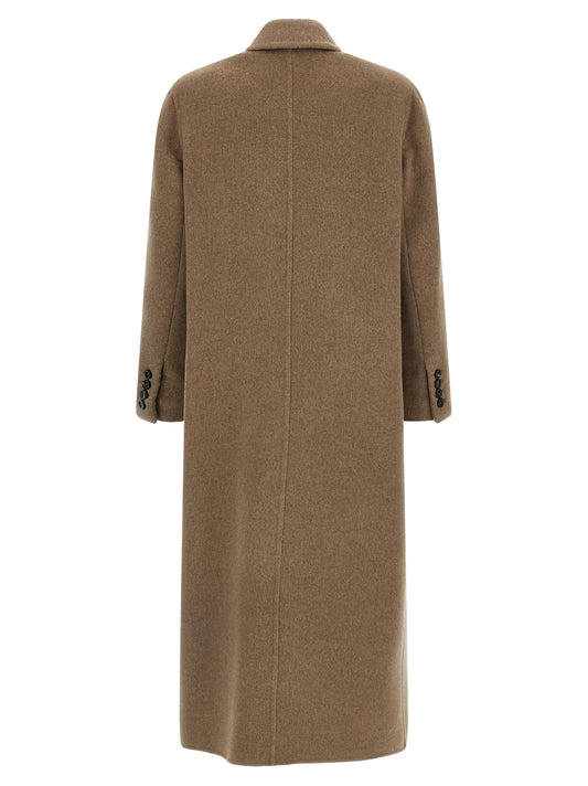 Abrigo Max Mara de cachemir beige