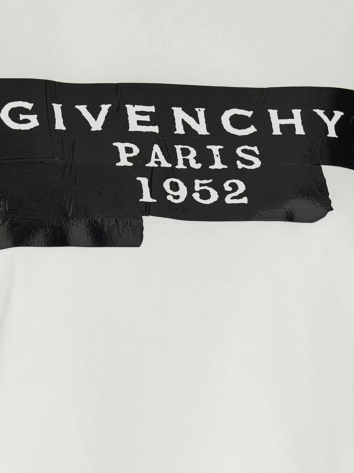 T-shirt bicolore en coton Givenchy