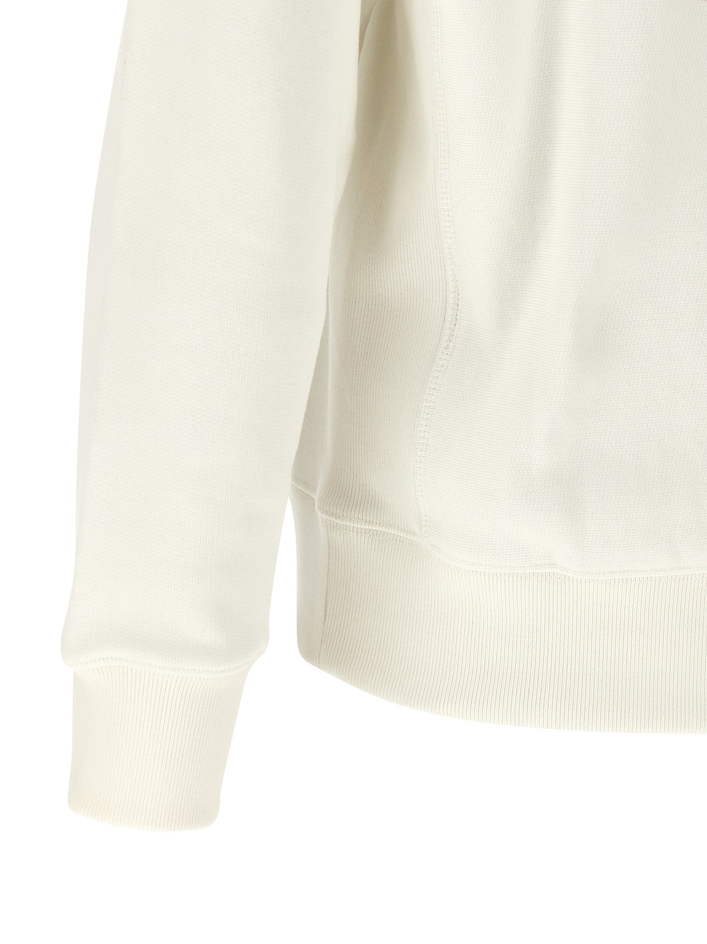 Sweatshirt Kenzo En Coton Blanc Avec Broderie Wild Tiger