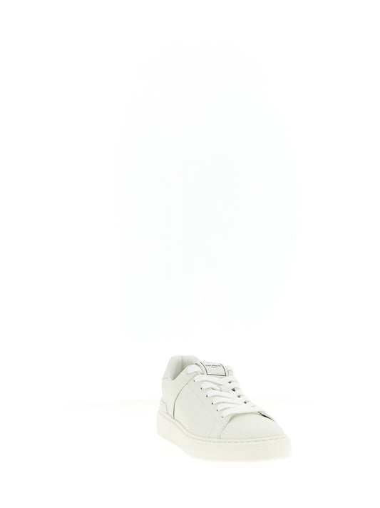 Zapatillas Balmain de piel de becerro blancas