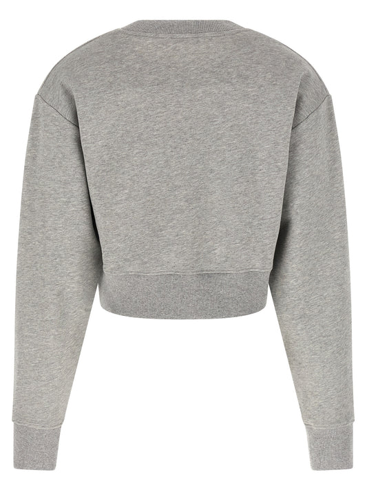 Sudadera Balmain de algodón gris
