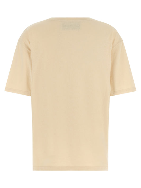 Camiseta de algodón beige de Valentino Garavani