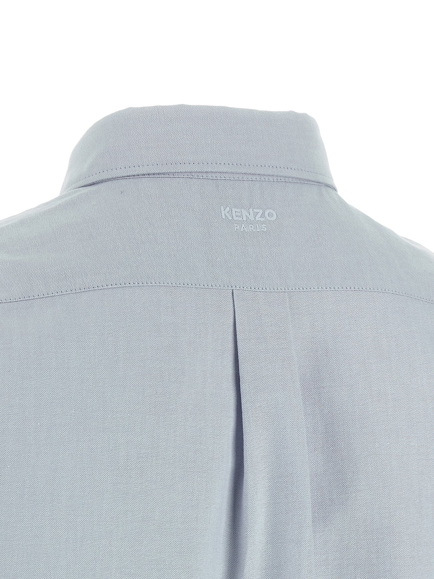 Blusa de algodón azul Kenzo