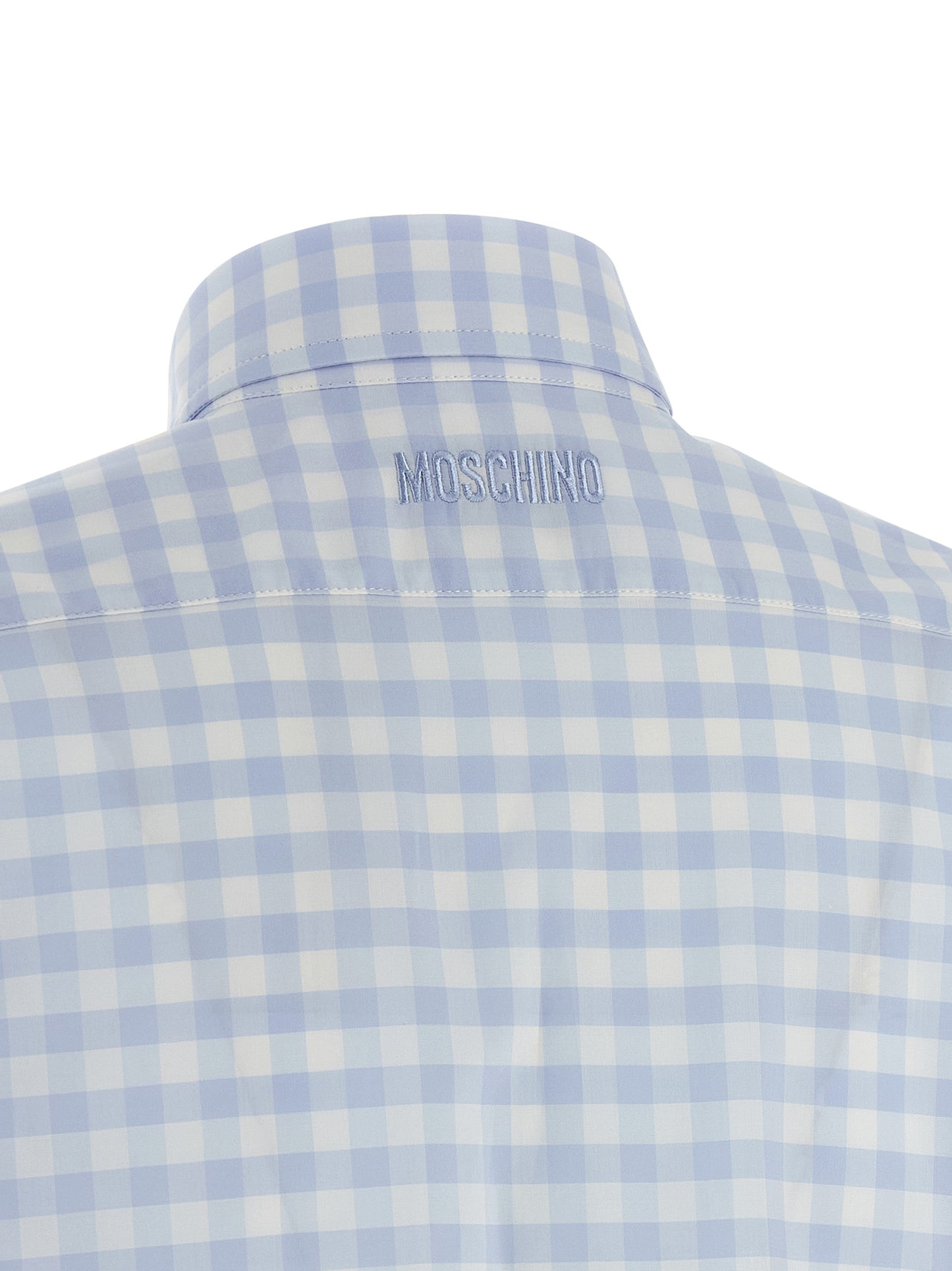 Chemisier en coton bleu Moschino