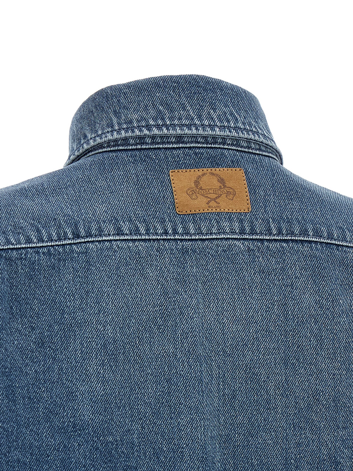Chemisier en coton bleu Moschino