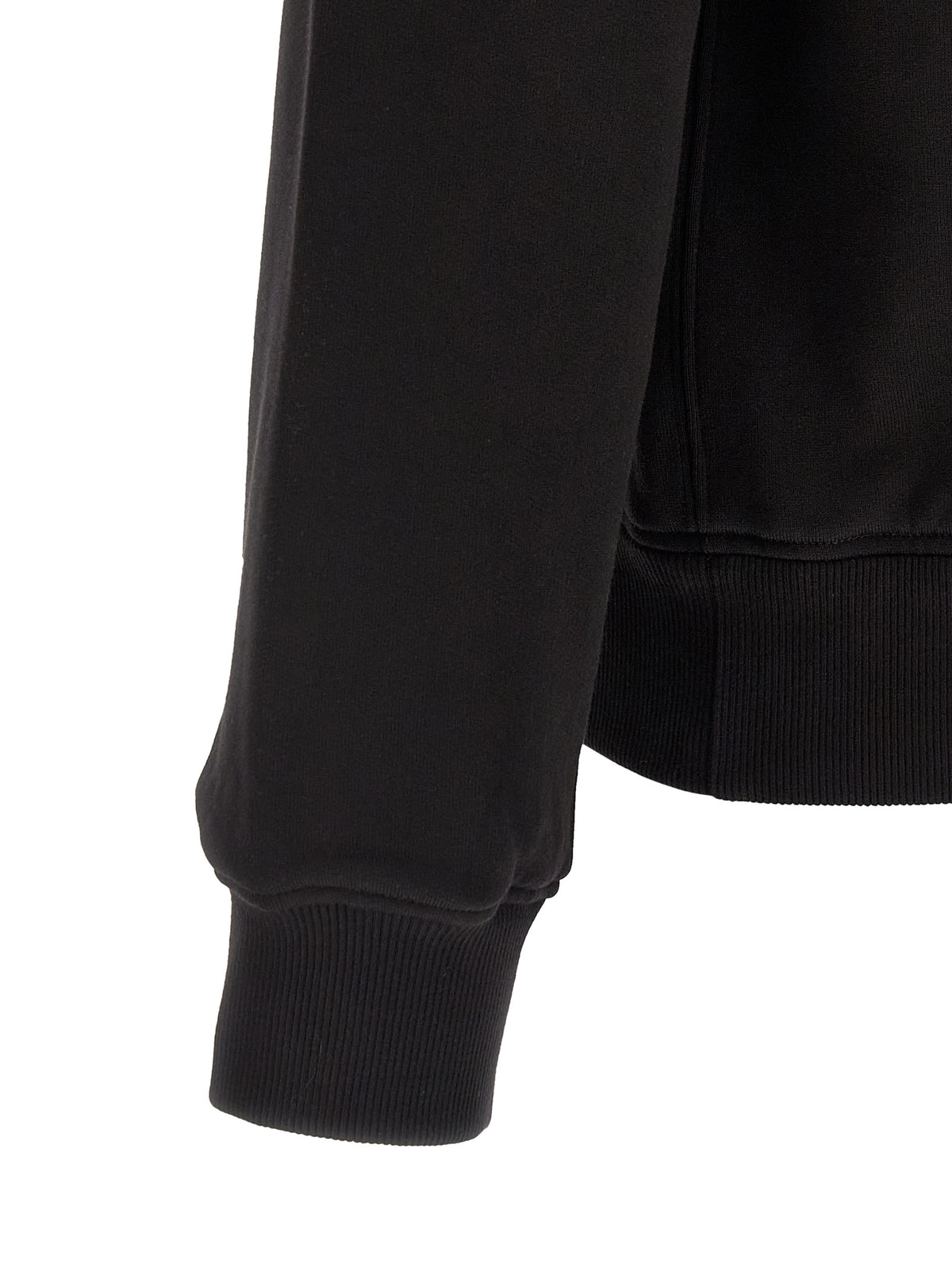 Dolce & Gabbana Black Brushed Cotton Sweatshirt