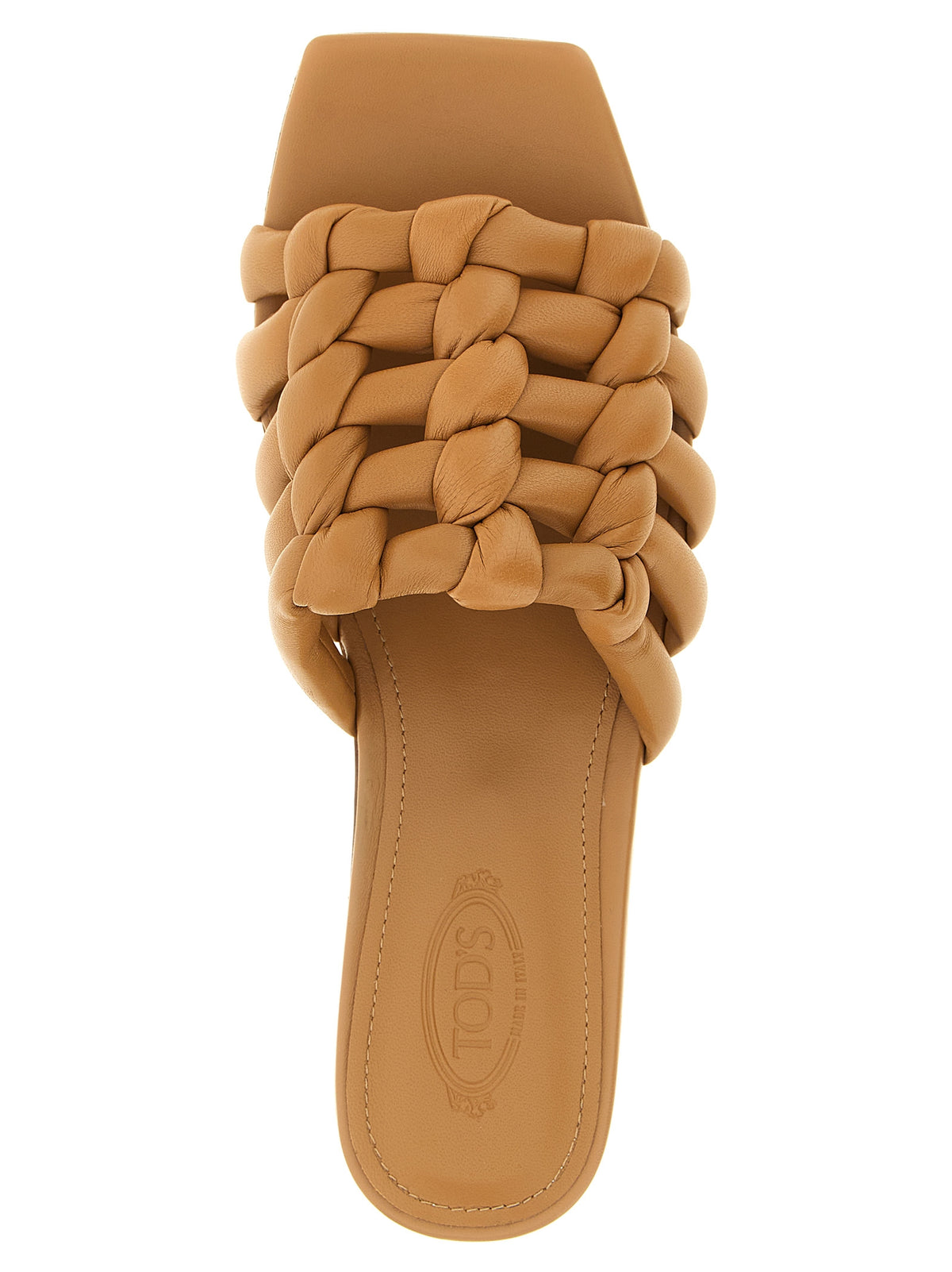 Sandalias Diadema Marrón De Piel De Cordero Nappa Tod's