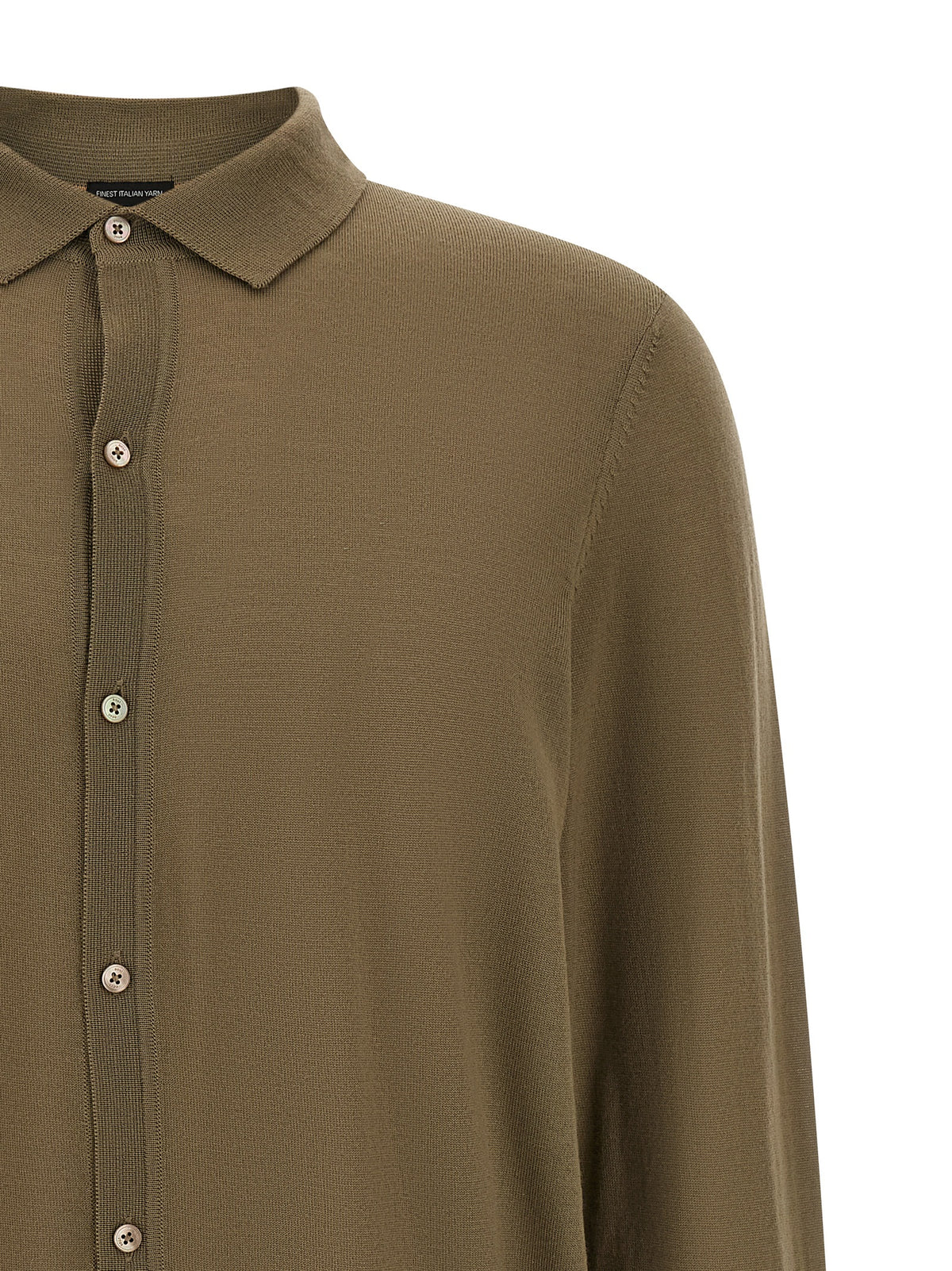 Polo Hugo Boss de Lana Virgen Bicolor Estilo Contemporáneo
