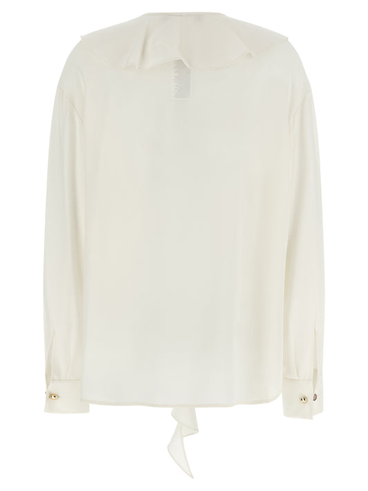 Max Mara Blusa de Seda Blanca