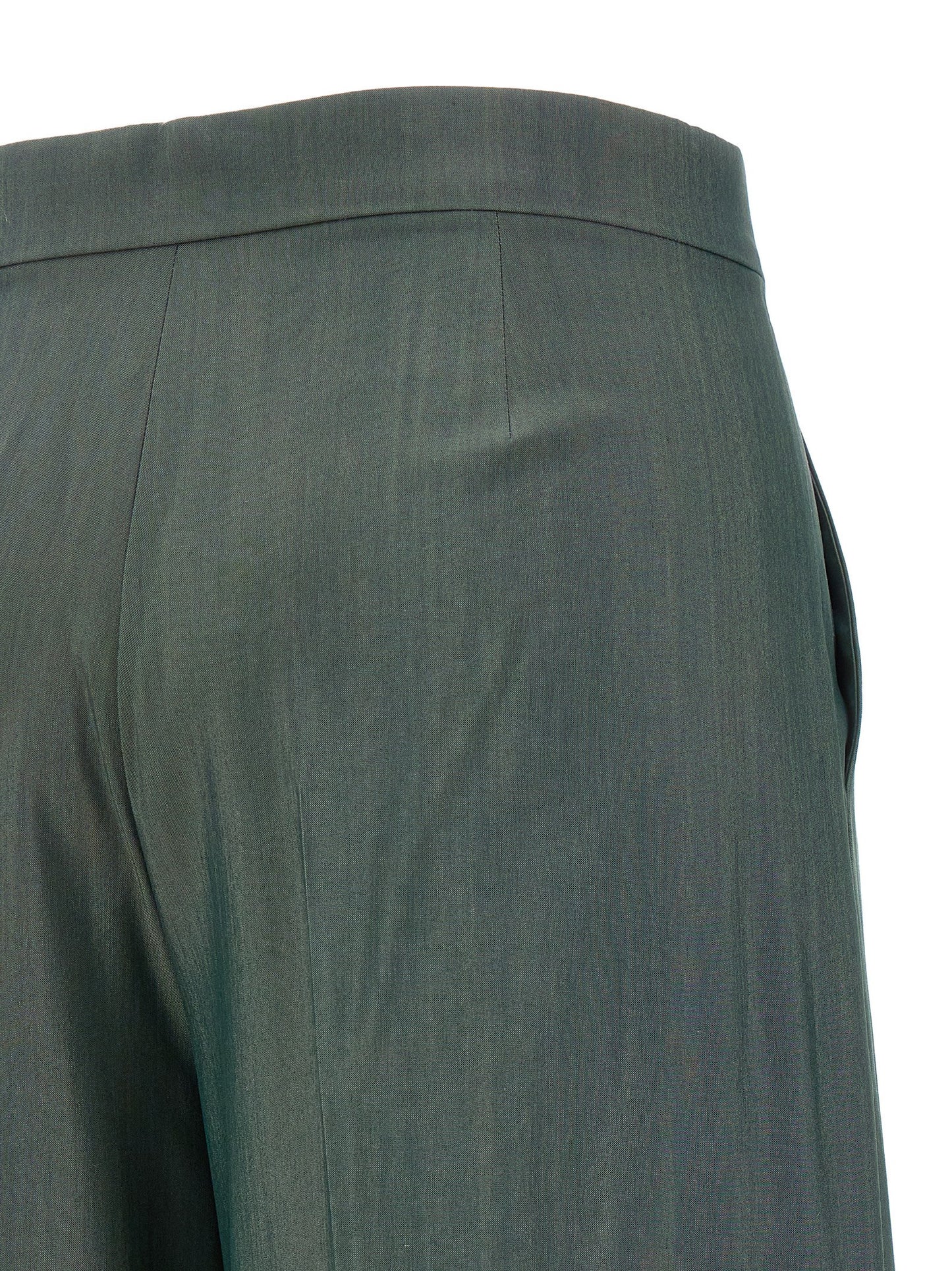 Max Mara Pantalon décontracté bicolore en laine vierge