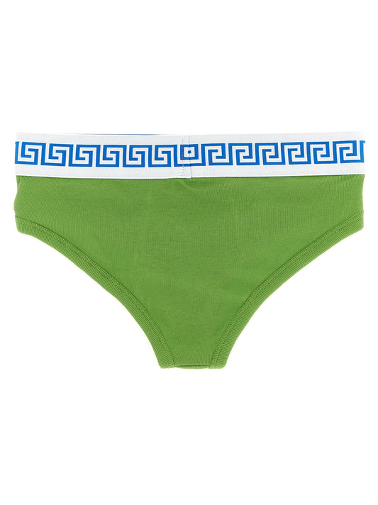 Calzoncillos bóxer de algodón bicolor Versace