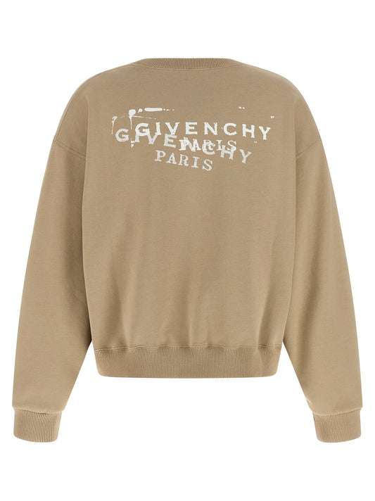 Sudadera Givenchy de algodón beige