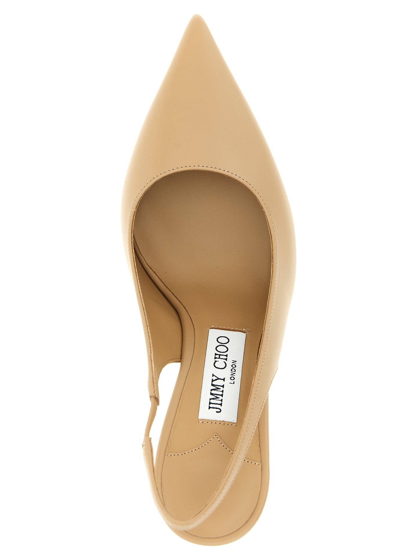 Zapatos de tacón Jimmy Choo de cuero beige