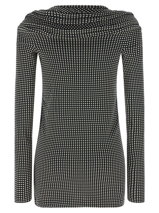 Minivestido bicolor de algodón Junya Watanabe