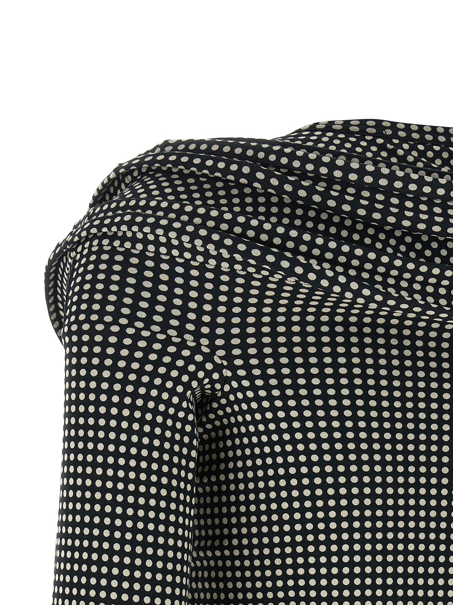 Minivestido bicolor de algodón Junya Watanabe