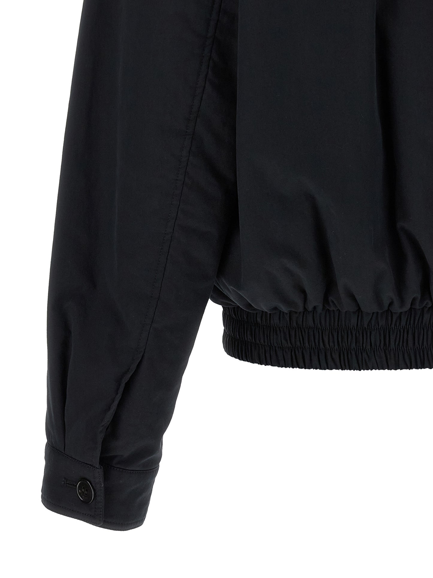 Chaqueta Saint Laurent de algodón negro