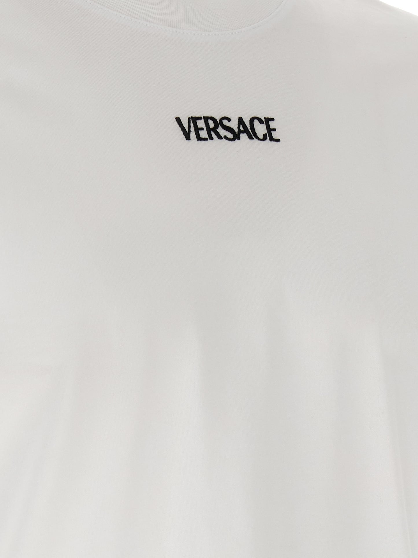 Camiseta Versace de algodón blanco