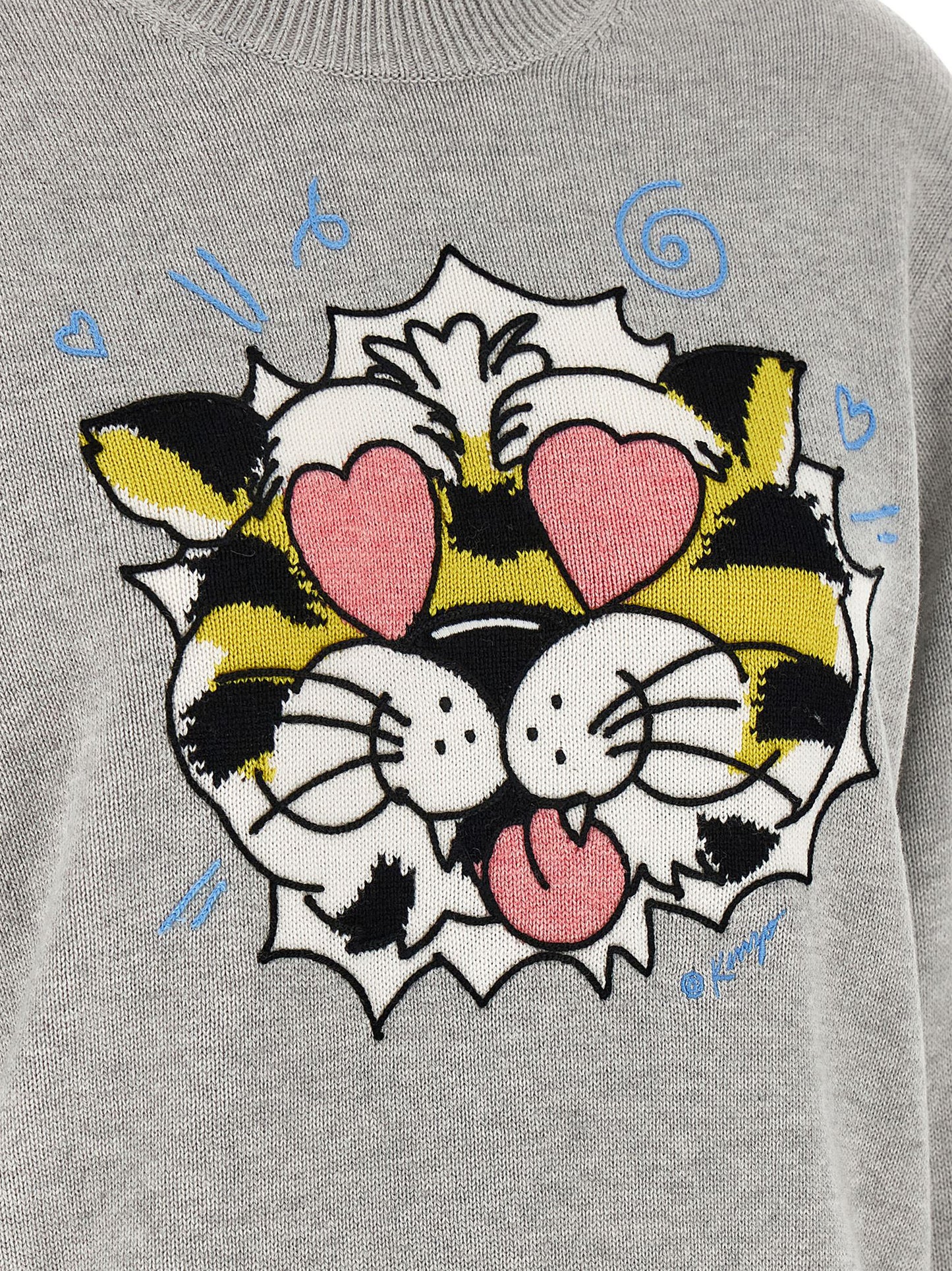 Cárdigan Kenzo de lana gris