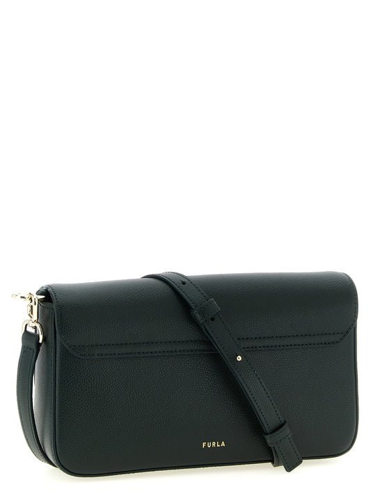 Bolso bandolera Furla Bicolor de piel de becerro