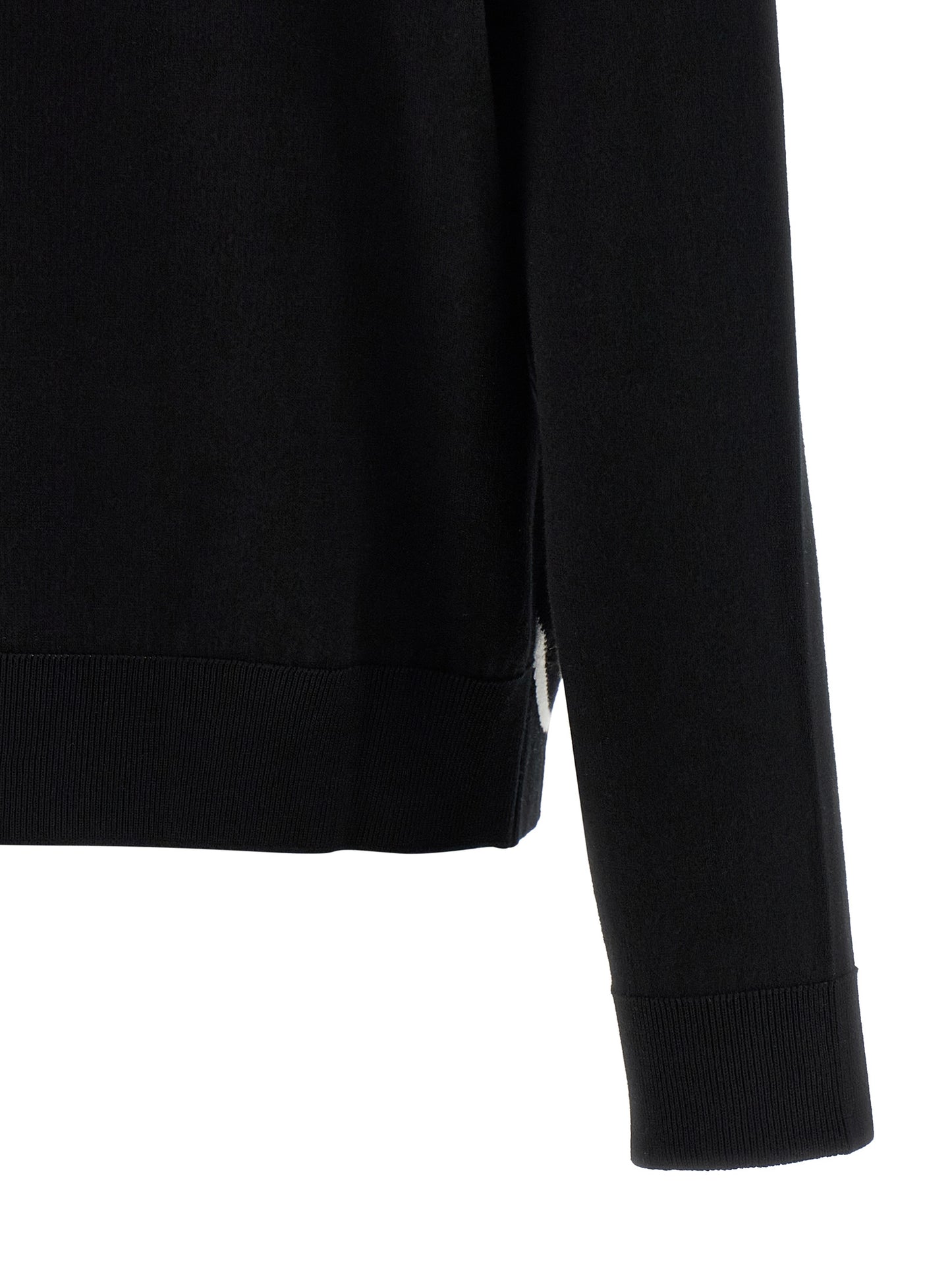 Balenciaga - Cárdigan Bicolor De Manga Larga De Algodón