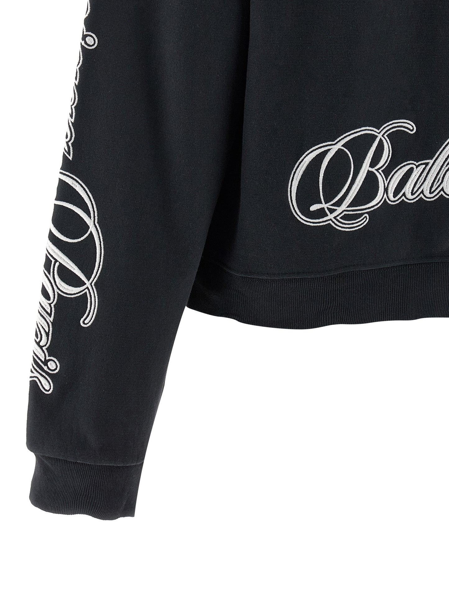 Sweat-shirt Balenciaga en coton noir