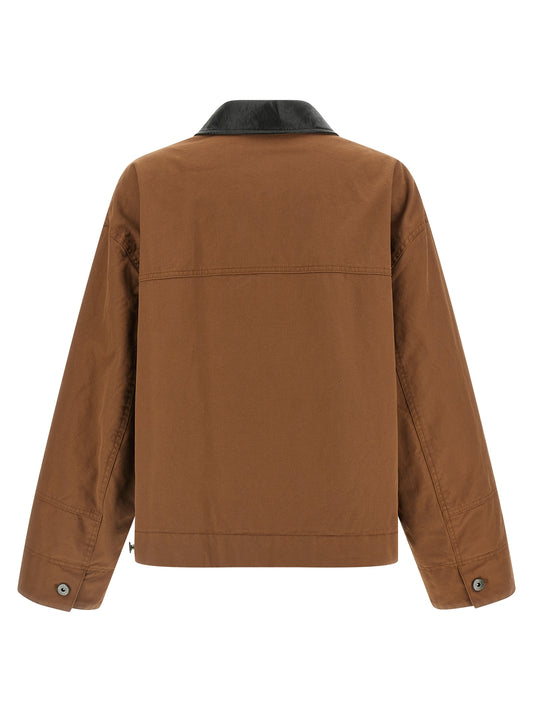 Chaqueta Larga Max Mara de Algodón Marrón