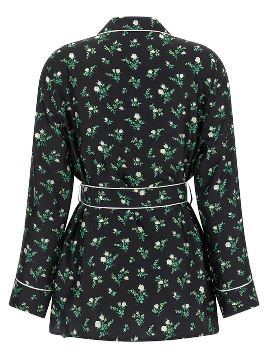 Blusa de seda negra de Dolce & Gabbana