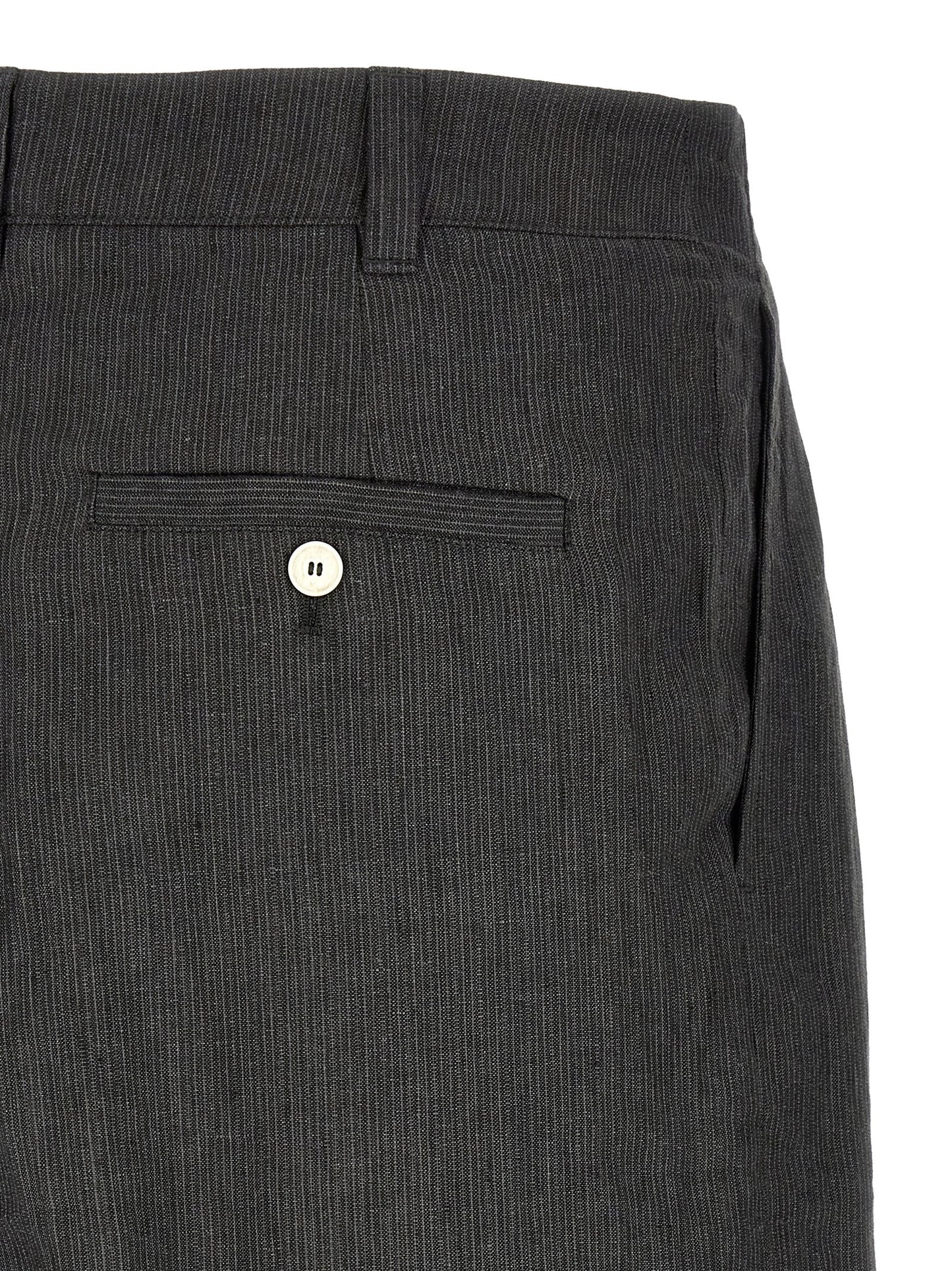 Shorts Bermudas Jacquemus en lin gris