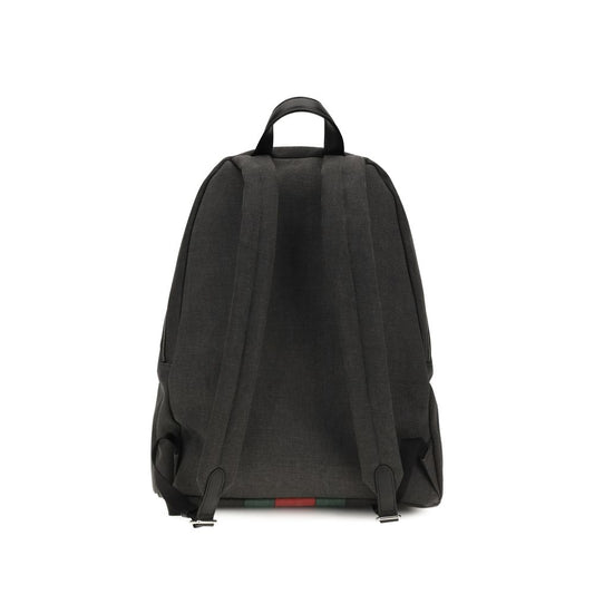 Mochila Gucci de tela negra