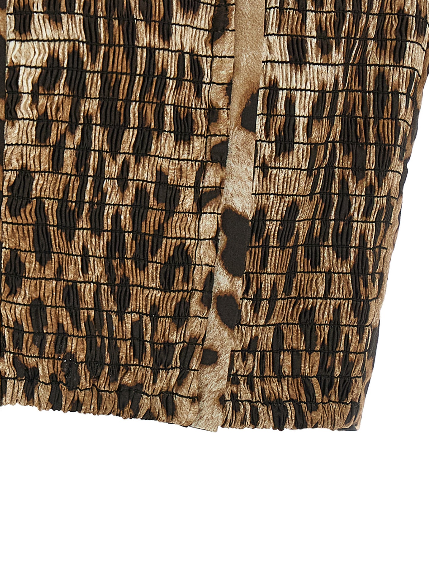 Blusa de algodón marrón Dolce & Gabbana