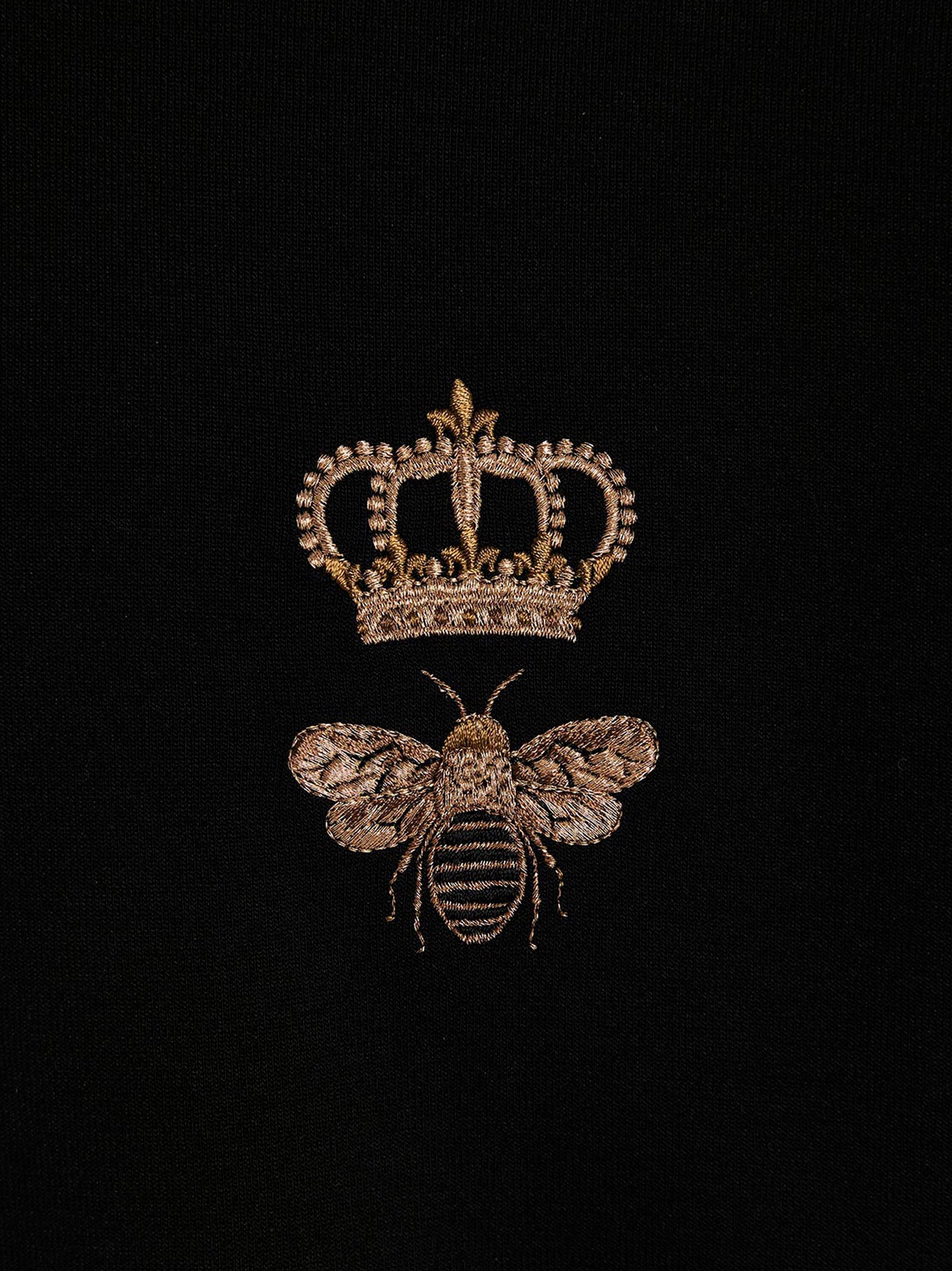 Dolce & Gabbana Black Cotton Sweatshirt For Comfortable Wear