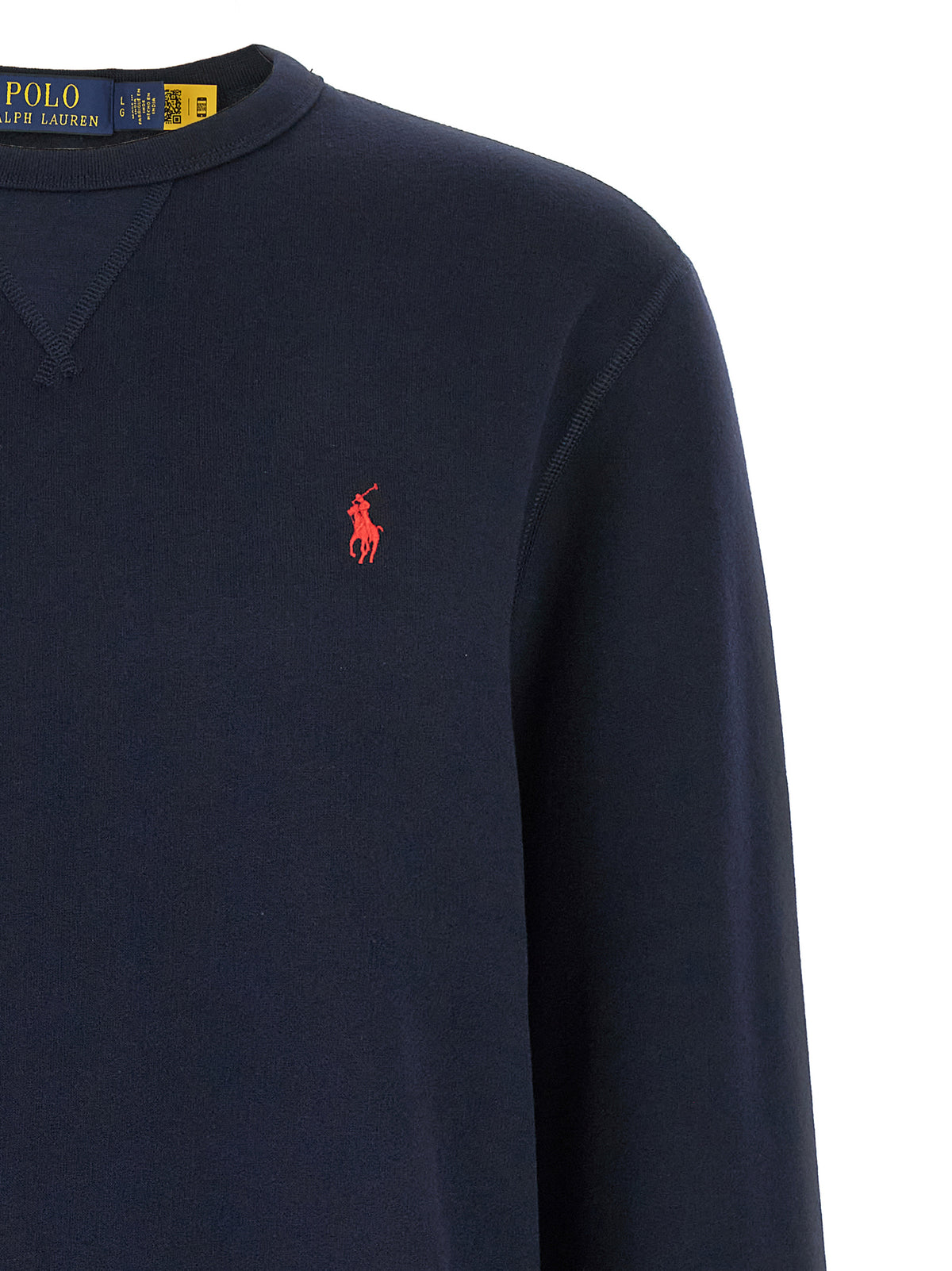 Sweat-shirt en Coton Bleu Design Intemporel Polo Ralph Lauren