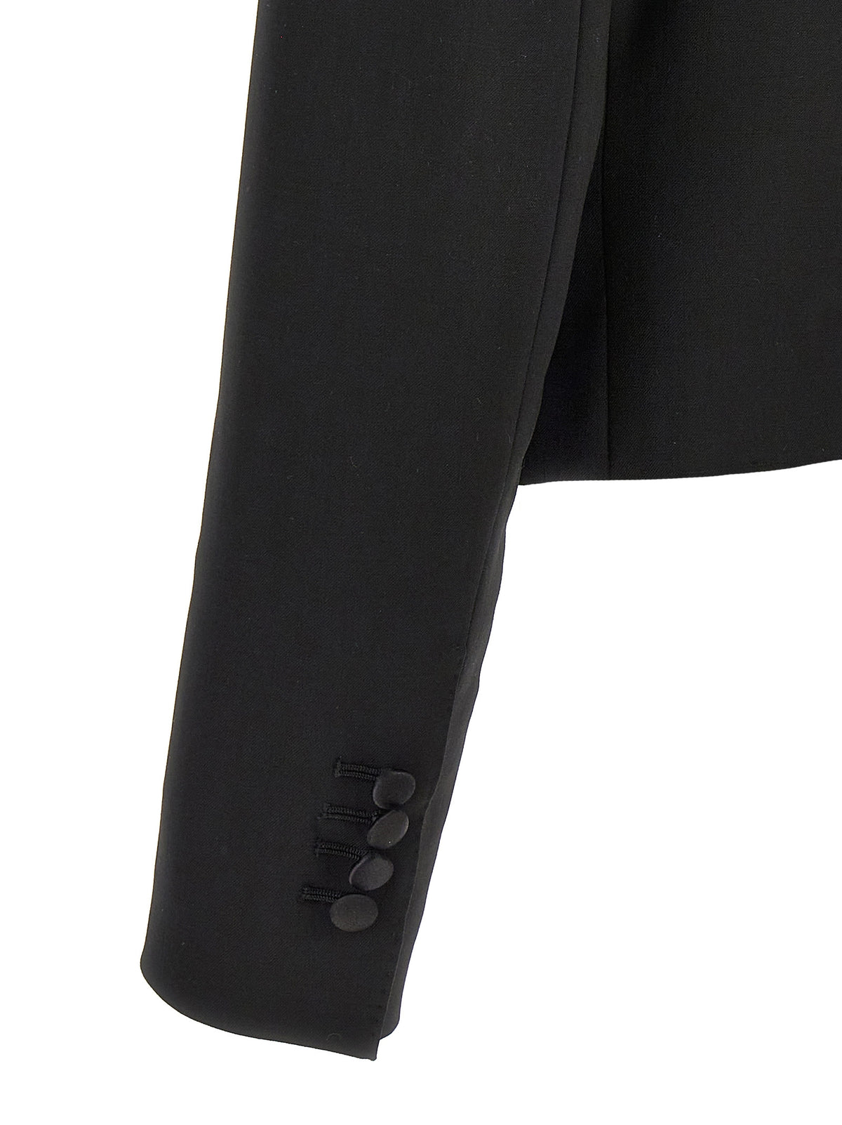 Blazer Negro De Lana Virgen Por Dolce & Gabbana