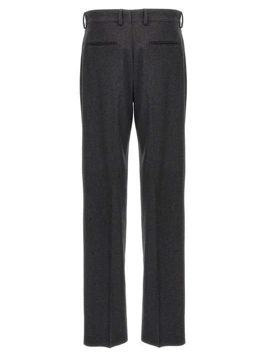 Pantalones casuales Fendi de cachemira gris