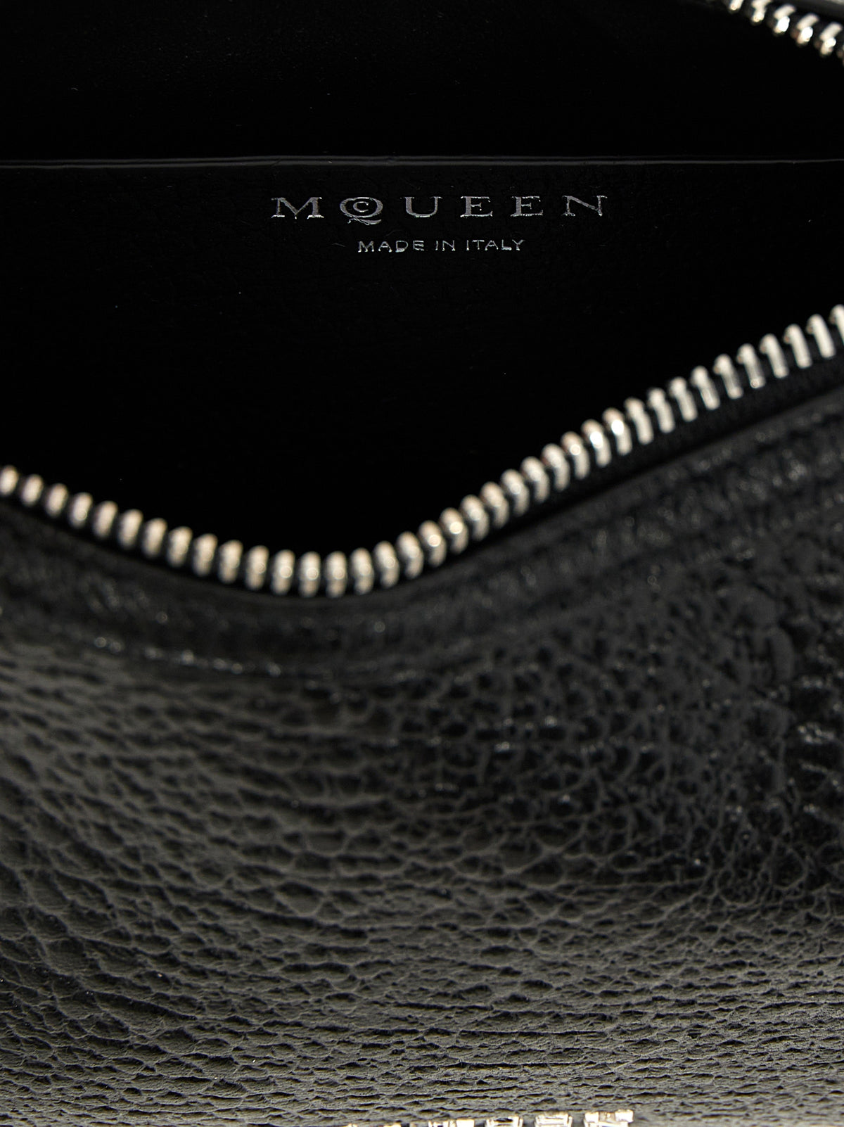 Alexander McQueen Sac Fourre-tout Noir Cuir d'Agneau T-Bar Mini