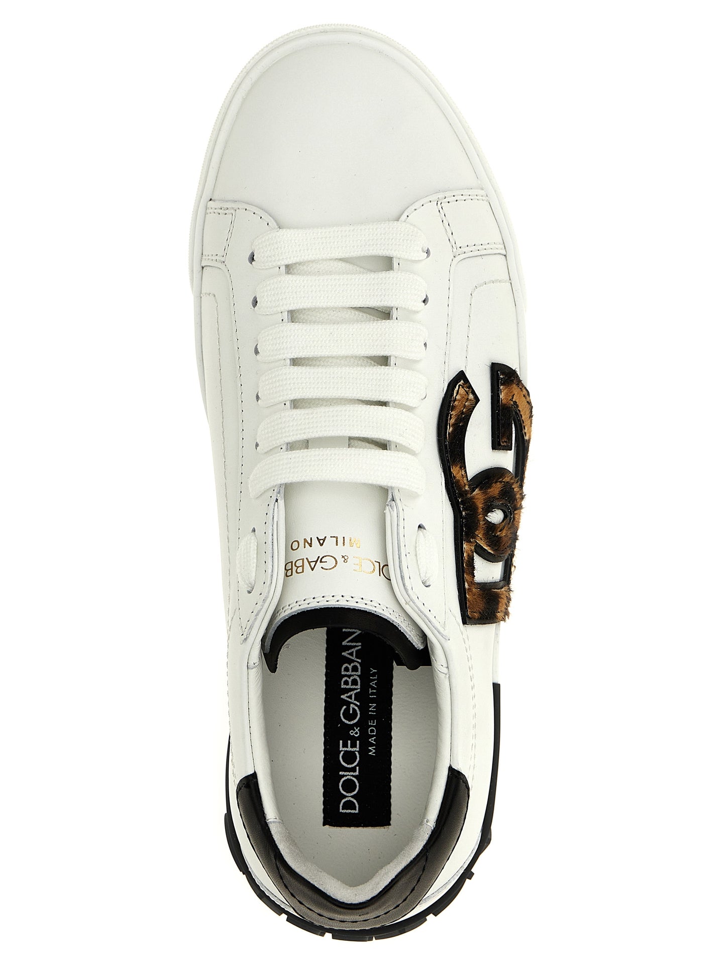Zapatillas Bajas Multicolor De Piel Becerro Dolce & Gabbana Portofino