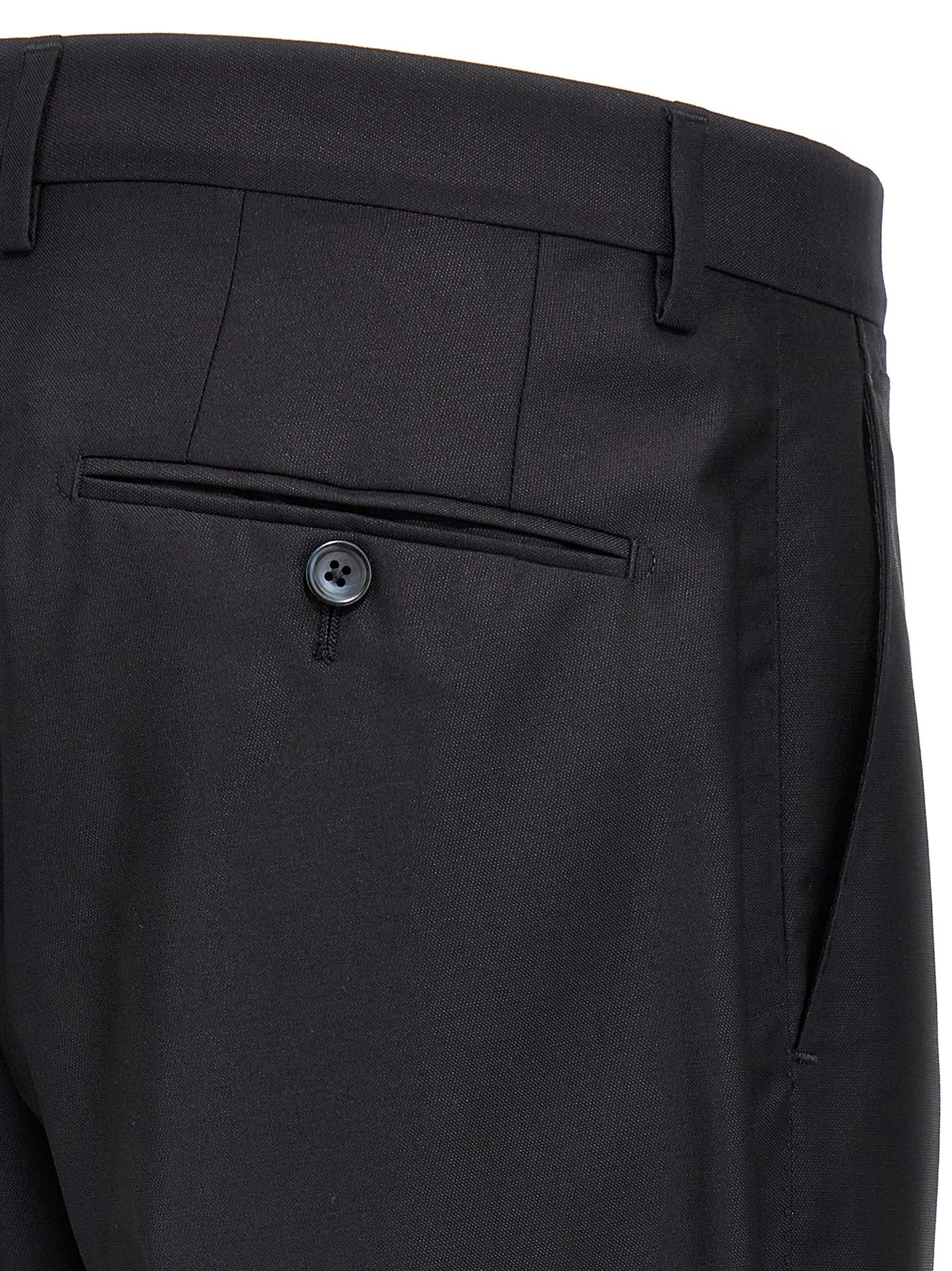 Dolce & Gabbana Navy Two-Piece Virgin Wool Suit