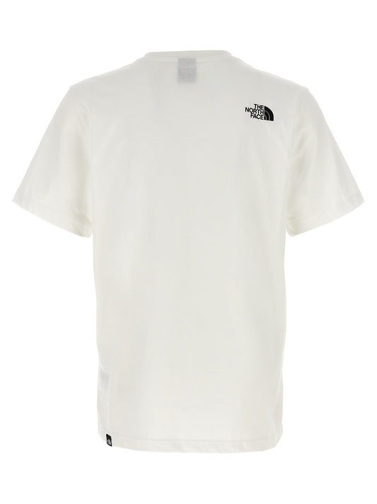 Camiseta Blanca de Algodón The North Face Easy Tee Relajada