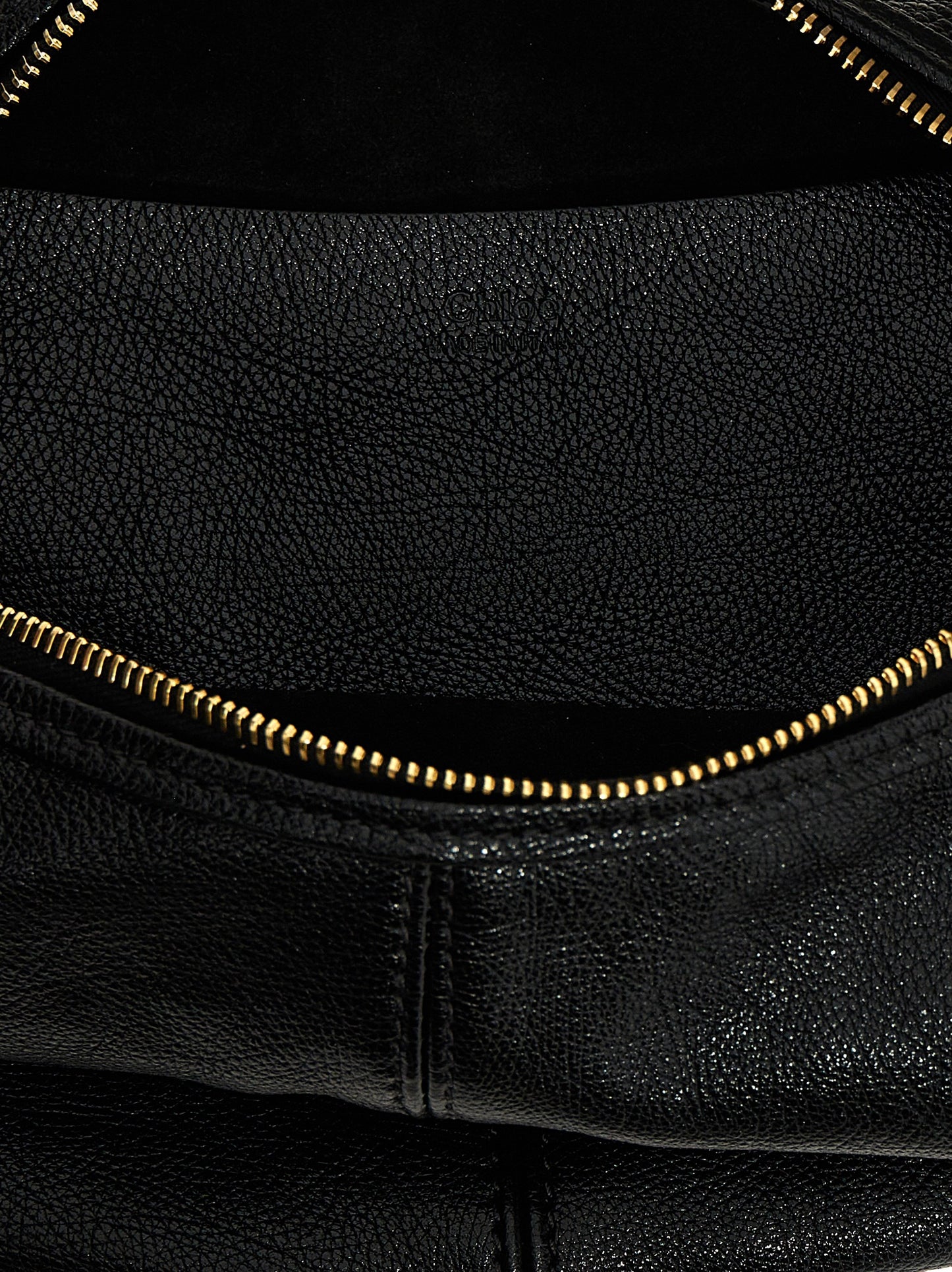 Chloé Bolso De Mano De Piel De Becerro Negro Clásico
