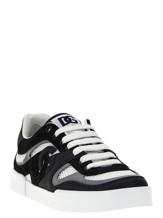 Zapatillas Dolce & Gabbana de piel de becerro bicolor