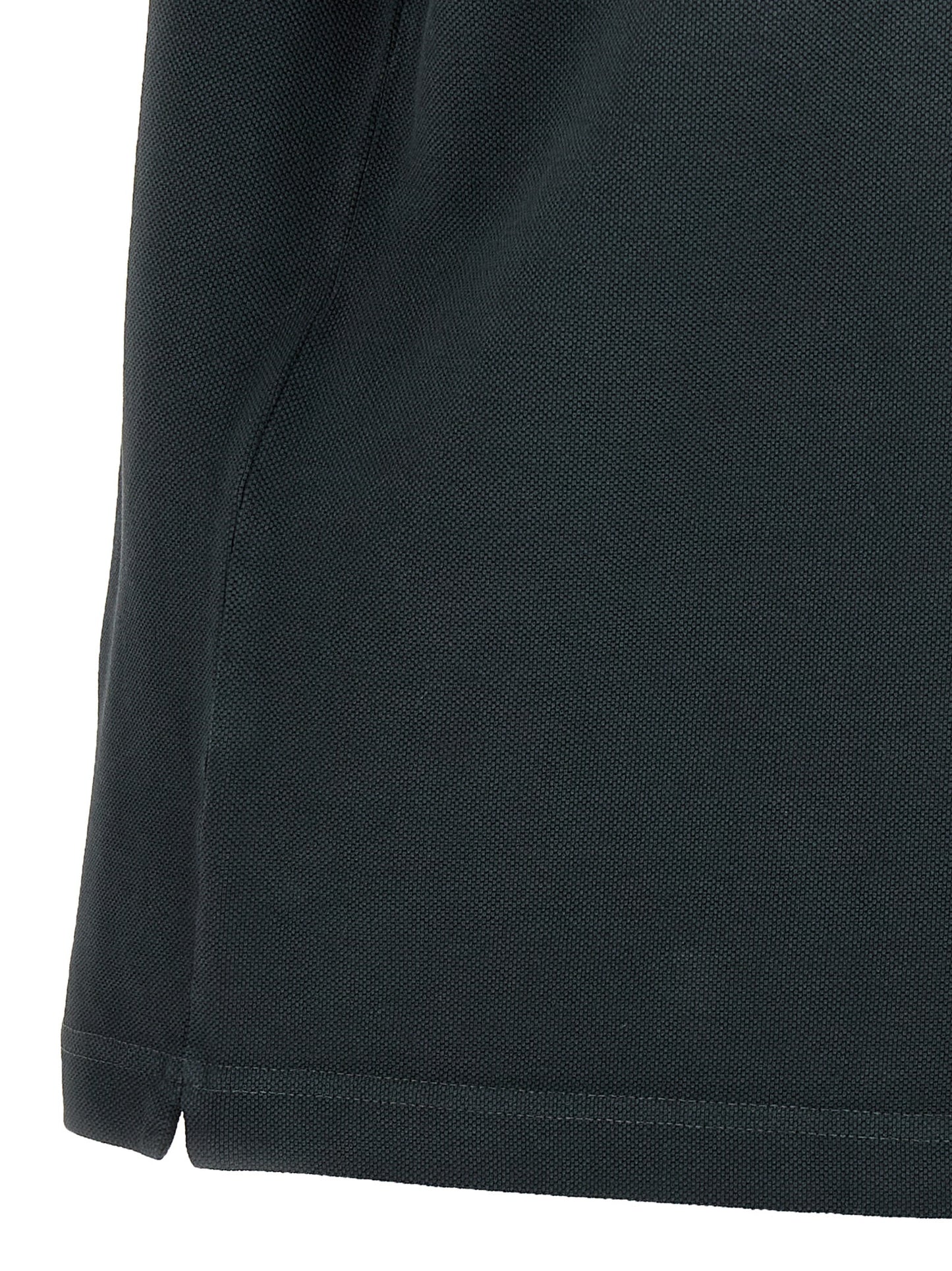 Polo de algodón gris Alexander McQueen