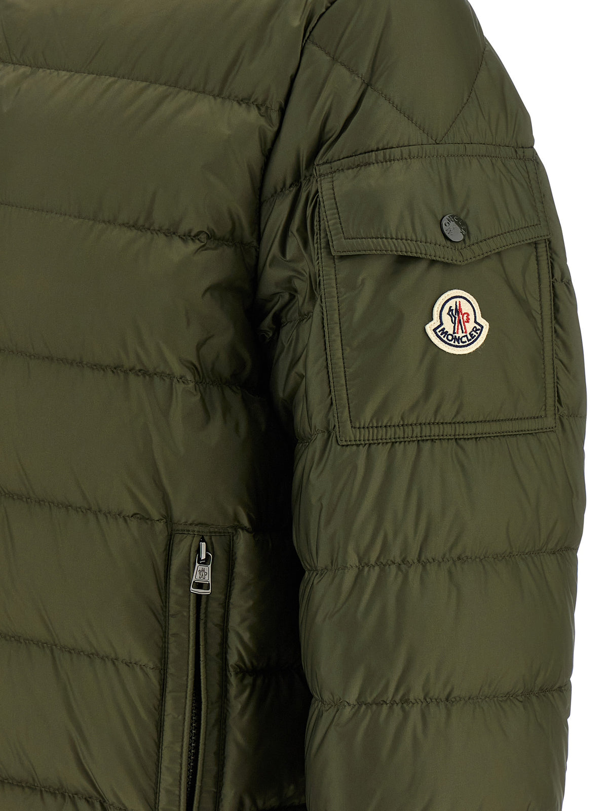 Chaqueta Moncler Najan Poliamida Bicolor Largo Completo