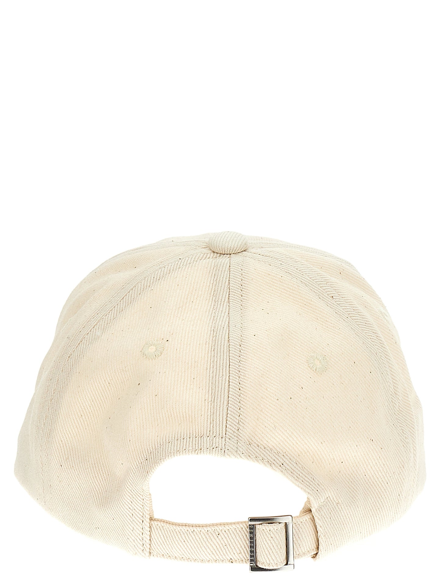 Gorra de algodón blanco de Jacquemus (gorra de béisbol)