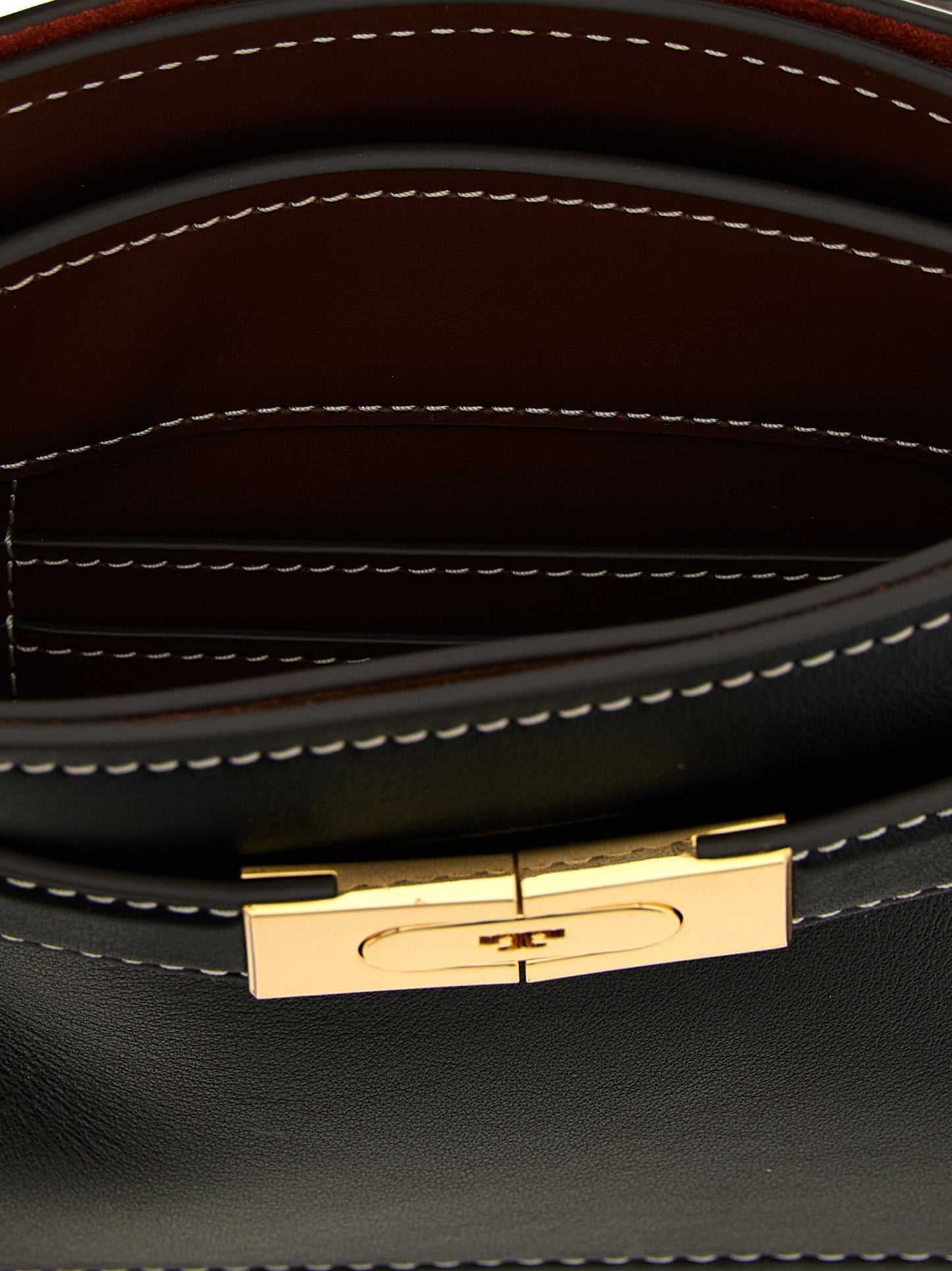 Bolso de mano Tory Burch de piel de vacuno negra